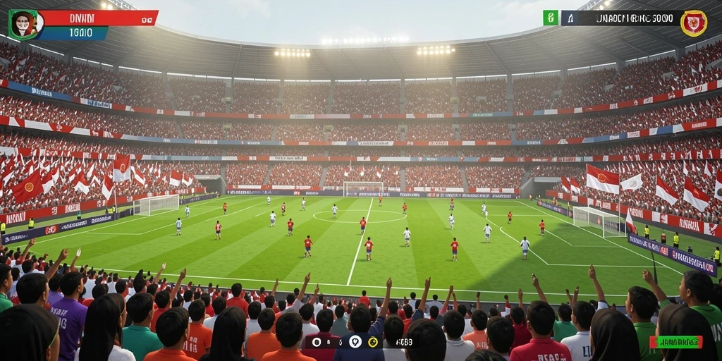 Tampilan utama game yang memukau dan intuitif.