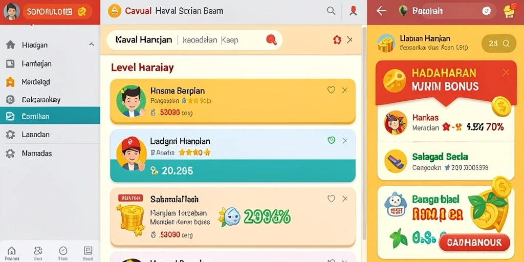 Tampilan antarmuka yang menarik dan intuitif.