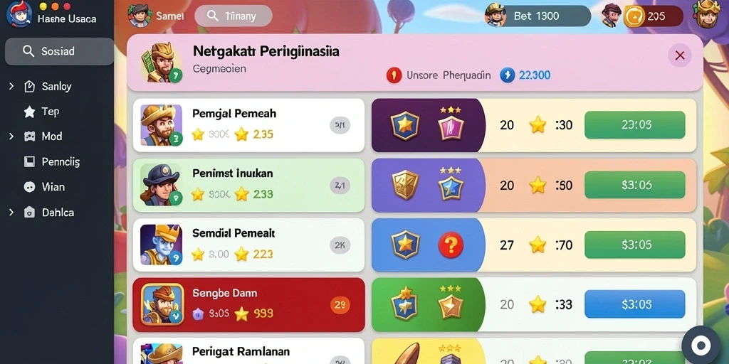 Tampilan awal yang menarik dan intuitif.