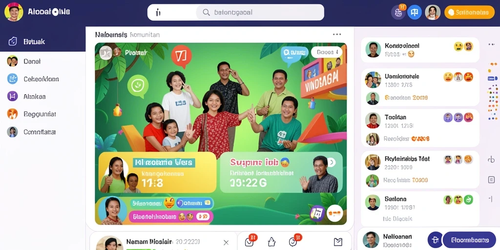 Screenshot menunjukkan antarmuka permainan yang menarik.