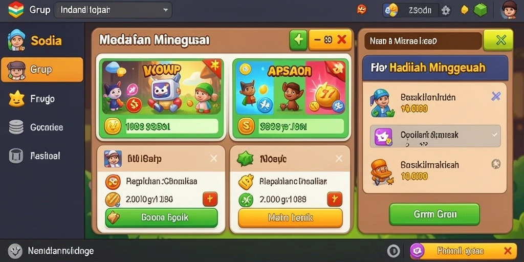 Tampilan awal game yang menarik.