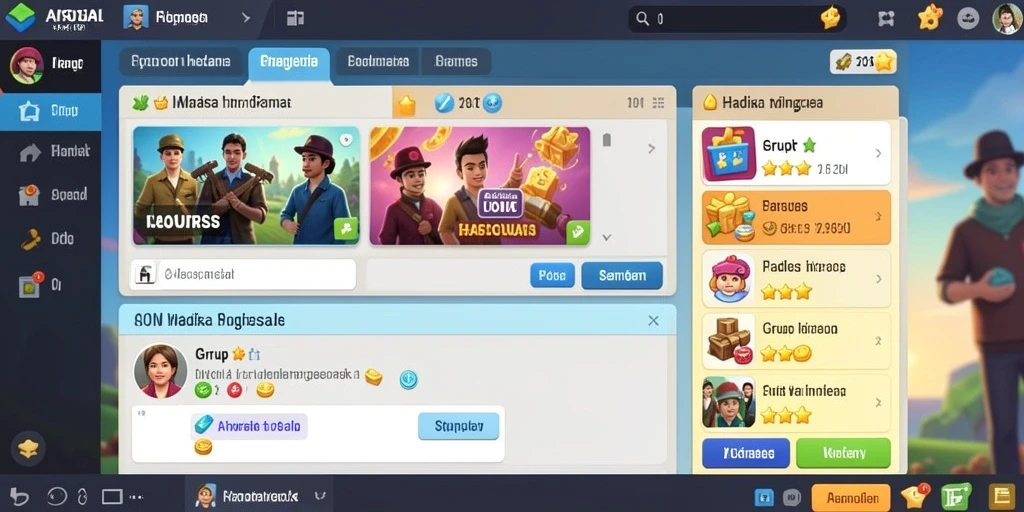 Screenshot menunjukkan tampilan utama aplikasi NEWIDN.
