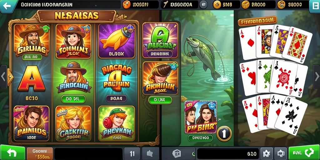 Screenshot 1: Menampilkan aksi terbang karakter di langit.