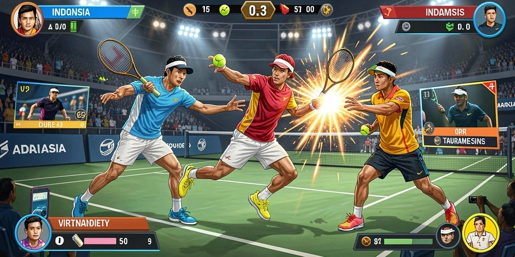 Tampilan grafis yang menakjubkan dan penuh warna.