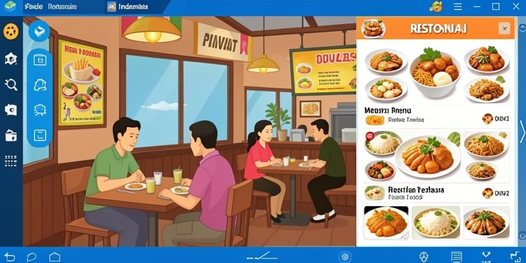 Tampilan antarmuka yang user-friendly dan mudah dinavigasi.