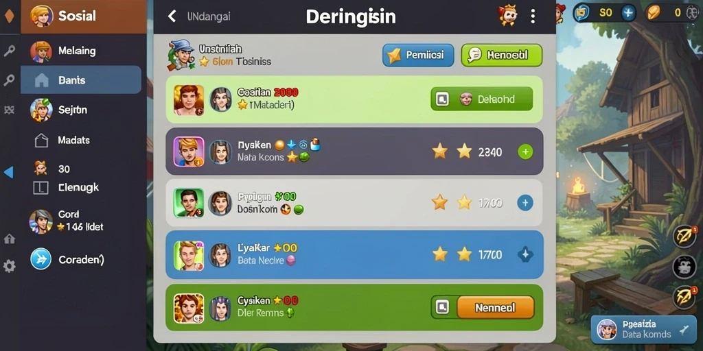 Tampilan antarmuka yang user-friendly dan menarik.
