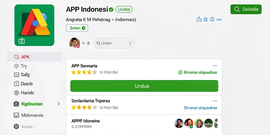 Tampilan antarmuka UANG yang bersih dan menarik.