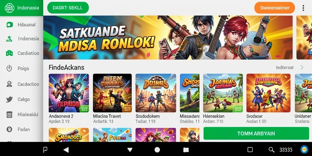 Tampilan antarmuka pengguna yang menarik dan intuitif.