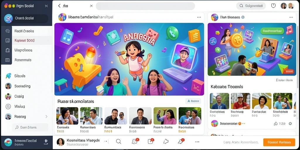 Tampilan awal game yang menarik dan intuitif.